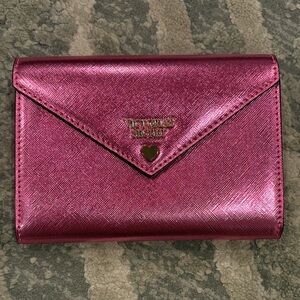 Victoria's Secret Shiny Fuchsia Wallet